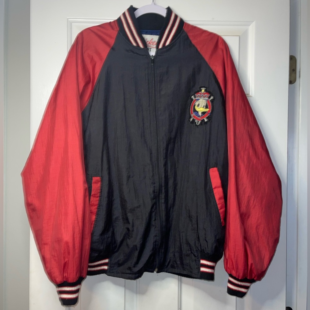 Vintage Mickey Sport Starter Jacket Disney Size XL